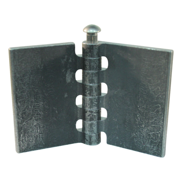 porte charnière droit avec goupille d'inox 80 x 60mm lame de charnière brut