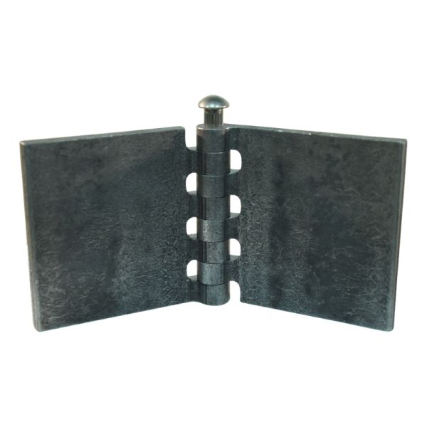 porte charnière droit avec goupille d'inox 80 x 80mm lame de charnière brut