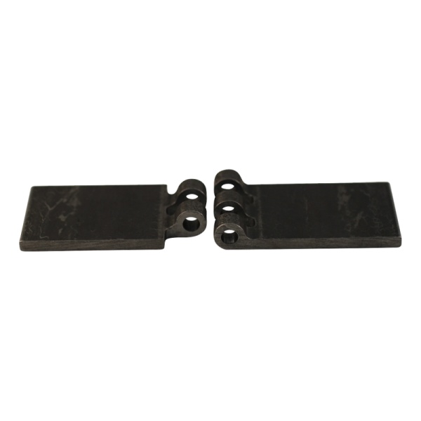 porte charnière droit avec goupille et avec graisseur 60 x 80mm lame de charnière brut démontable