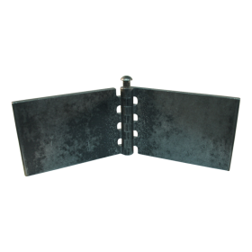 porte charnière droit avec goupille et avec graisseur 80 x 240mm lame de charnière brut