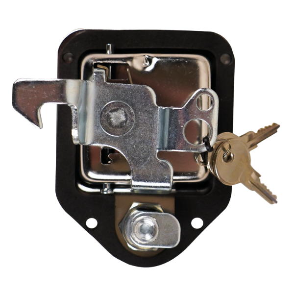 serrure de coffre inox 110x83mm