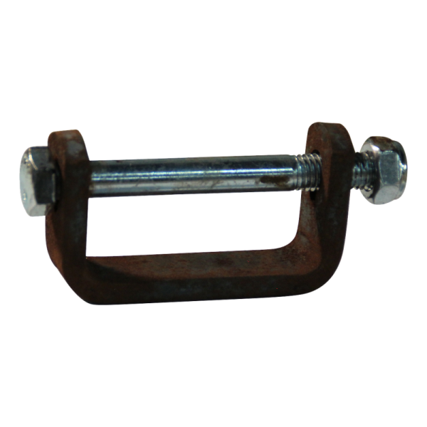 support de soudage pour la charnière de ridelle déportée boulon de M12x100 et écrou autovissant M12 compris