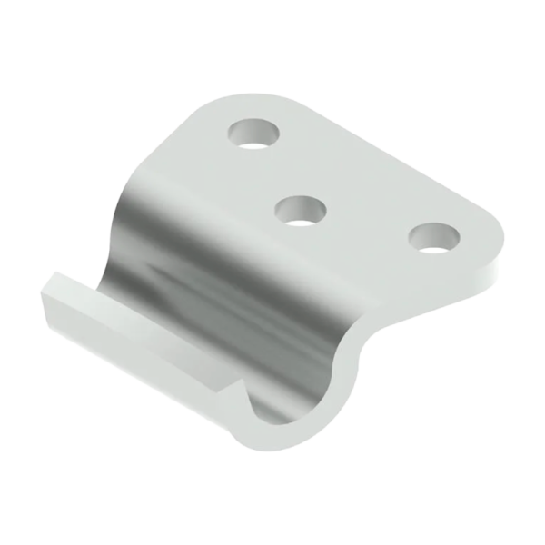 support pour fermeture de serrage zingué 39x37mm
