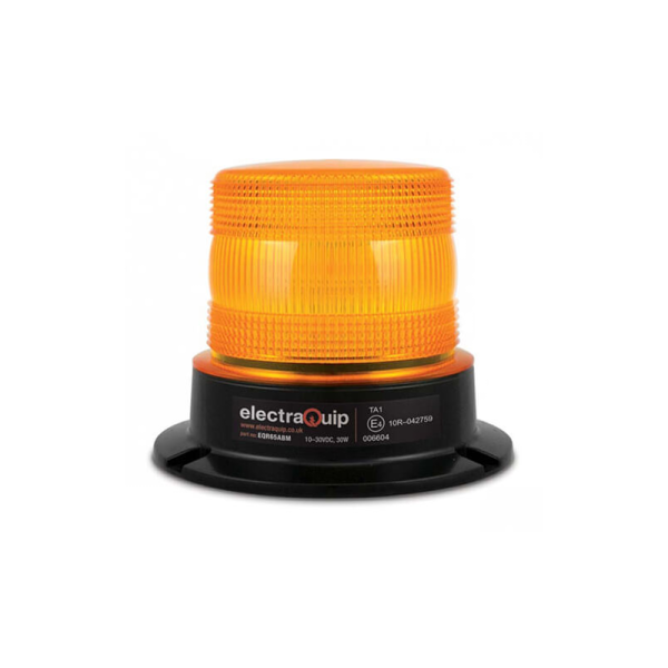 Gyrophare clignotante LED orange 9/30V 20cm câble 12x 3-Watt