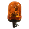 gyrophare halogène dual voltage 12V / 24V orange fixation a insérer