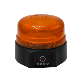 gyrophare LED 12/24V orange base magnétique