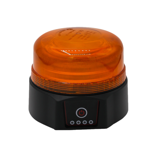 gyrophare LED 12/24V orange base magnétique