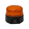 gyrophare LED 12/24V orange base magnétique