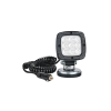 Feu de travail LED 1700 lumens sur support magn.12/24V 3.0m serpentin électrique