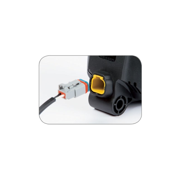 lampe de travail 12/55 V Connecteur Deutsch intégré 13,5 Watt blanc