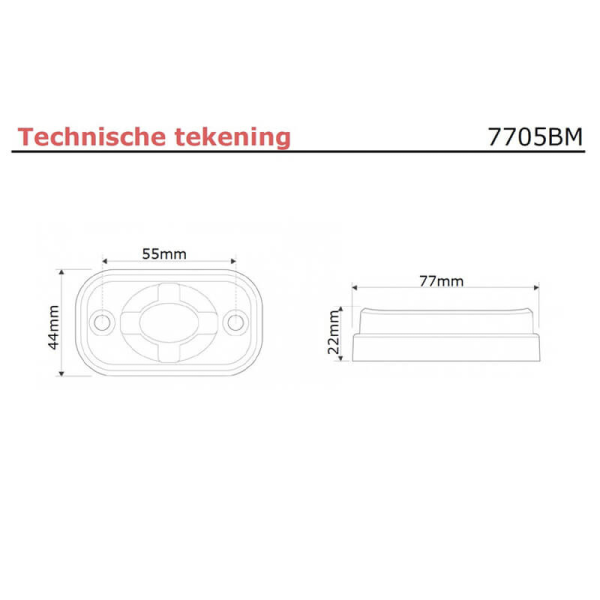 lampe de travail 9/30V câble 400mm 4,5 Watt blanc