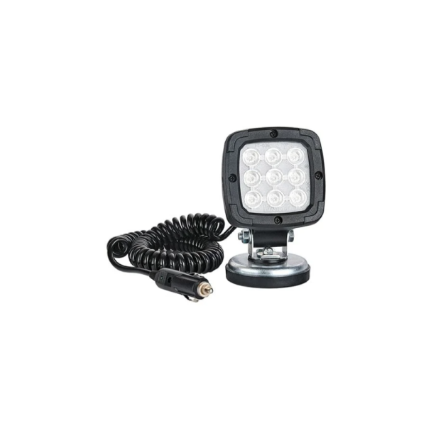 Lampe de travail à LED op magn.voet krulsnoer LED 12v plug universel 12/24V
