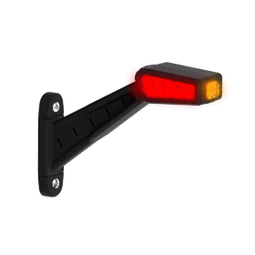 Droite | feu de gabarit LED LED | 12-36v | 30cm. cable | rouge/blanc/ambre