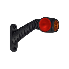 Droite | feu de gabarit LED rouge/blanc/ambre | 12-24V | 50cm. cable