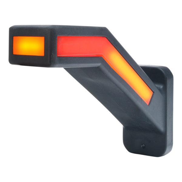 feu d'encombrement 1259L / W168.6DD rouge/orange gauche 400mm, LgY-S 0,75mm2