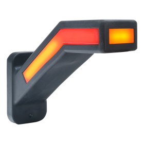 feu d'encombrement 1259P / W168.6DD rouge/orange droit 400mm, LgY-S 0,75mm2