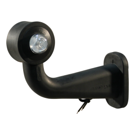 feu d'encombrement 138L / W21.5 rouge / blanc gauche 180mm, 2x075mm2