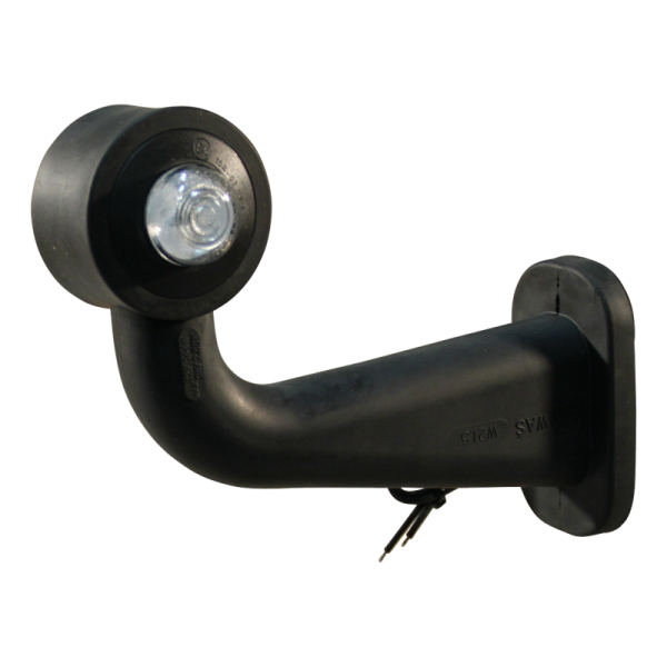 feu d'encombrement 138L / W21.5 rouge / blanc gauche 180mm, 2x075mm2