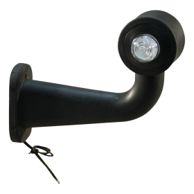 feu d'encombrement 138P / W21.5 rouge / blanc droit, 180mm, 2x075mm2