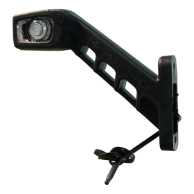 feu d'encombrement 238L/W48 rot / blanc / orange gauche DC câble 500mm., 2x0,75mm²