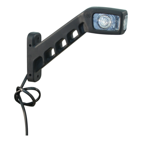 feu d'encombrement 238P/W48 rot / blanc / orange droit, 220mm, 2x0,75mm2