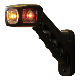 feu d'encombrement 238P/W48 rot / blanc / orange droit, 220mm, 2x0,75mm2