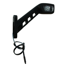 feu d'encombrement 238P/W48 rot / blanc / orange droit, DC câble 500mm., 2x0,75mm²