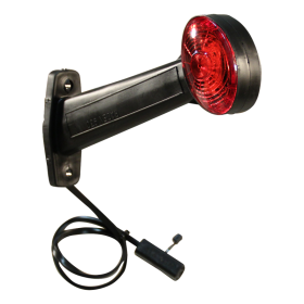 feu d'encombrement 930 led rouge / blanc universel câble 500mm avec quick connector