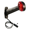 feu d'encombrement 930 led rouge / blanc universel câble 500mm avec quick connector
