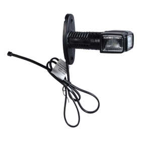 feu d'encombrement droit Superpoint 4 LED "court", rouge / blanc / orange 1,0 m de câble DC