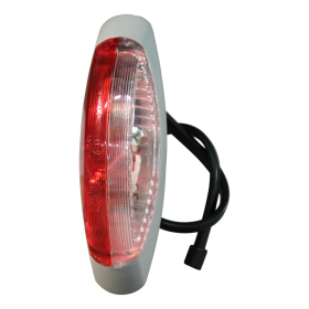 feu d'encombrement Flexipoint II rouge / blanc Dc câble 250mm