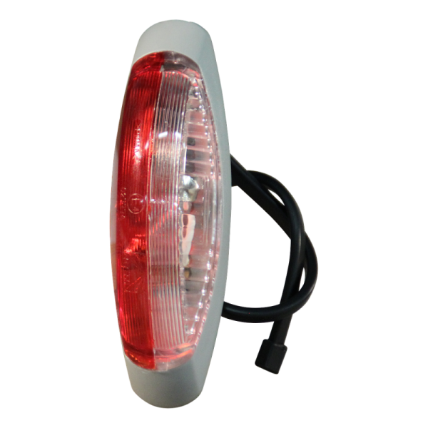 feu d'encombrement Flexipoint II rouge / blanc Dc câble 250mm