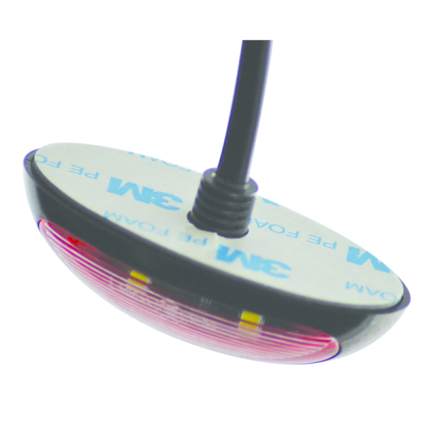 feu d'encombrement rood/wit à gauche et à droite (universel) câble 300mm 12/24V