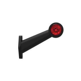 feu d'encombrement rood/wit droit DC câble 200mm, 0,75mm² 12/24V