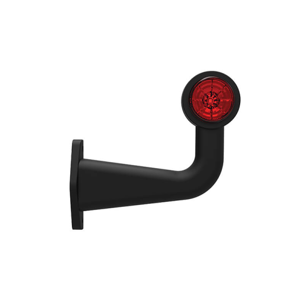 feu d'encombrement rood/wit droit P&R câble 200mm, 1,5mm² 12/24V