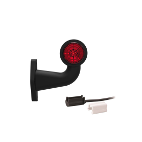 feu d'encombrement rood/wit droit P&R câble 200mm, 1,5mm² 12/24V