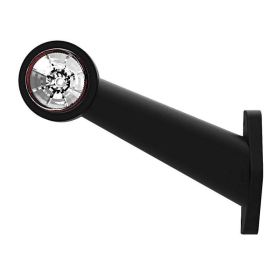 feu d'encombrement rood/wit droit P&R câble 200mm, 1,5mm² 12/24V