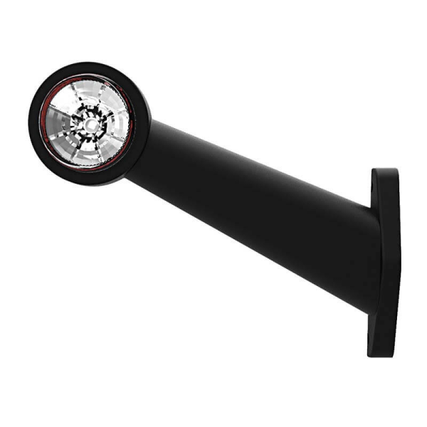 feu d'encombrement rood/wit droit P&R câble 200mm, 1,5mm² 12/24V