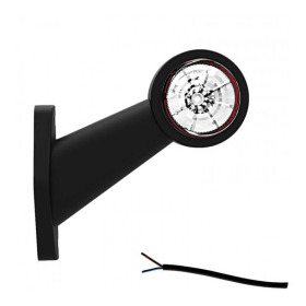 feu d'encombrement rood/wit gauche câble 200 mm 12/24V