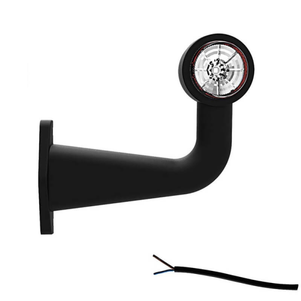 feu d'encombrement rood/wit gauche câble 200 mm 12/24V