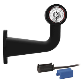 feu d'encombrement rood/wit gauche DC câble 200mm, 0,75mm² 12/24V