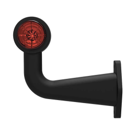 feu d'encombrement rood/wit gauche DC câble 200mm, 0,75mm² 12/24V