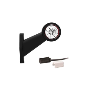 feu d'encombrement rood/wit gauche P&R câble 200mm, 1,5mm² 12/24V