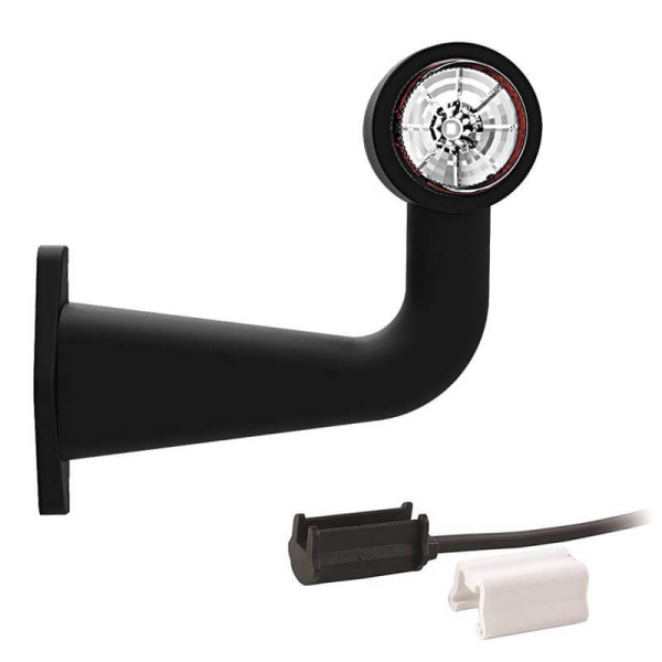 feu d'encombrement rood/wit gauche P&R câble 200mm, 1,5mm² 12/24V