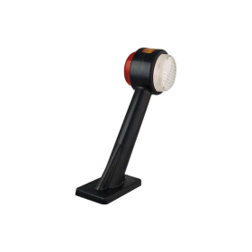 feu d'encombrement rouge/blanc/orange droit câble 200 mm 12/24vV