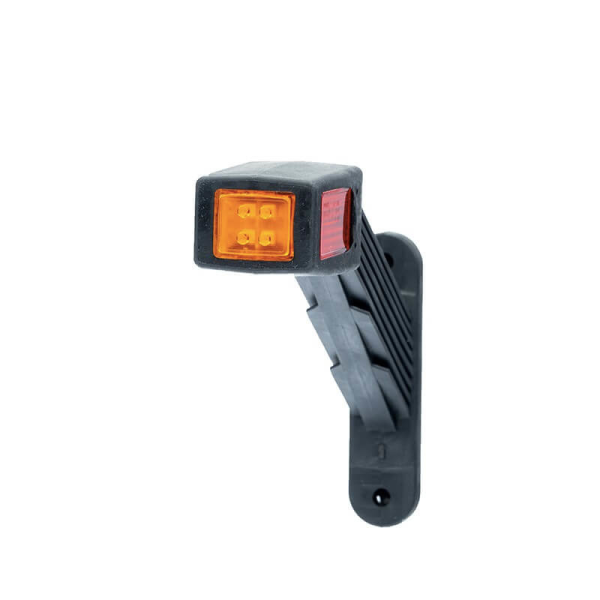 feu d'encombrement rouge/blanc/orange gauche câble 300mm 12/24vV