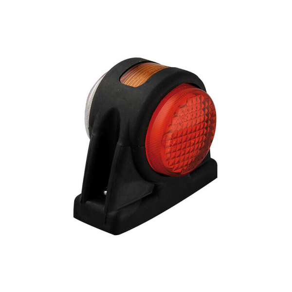 feu d'encombrement rouge/blanc/orange universel câble 200 mm 12/24vV