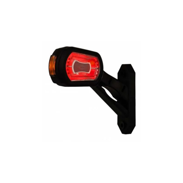 feu d'encombrement rouge/blanc/orange universel gauche 50cm câble 12/24vV