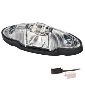 feu d'encombrement rouge/blanc/orange universel P&R câble 200mm, 1,5mm² 12/24vV