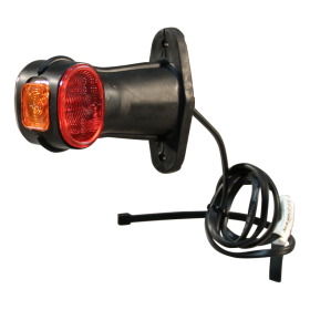 feu d'encombrement SUPERPOINT II version “courte” rouge / blanc / orange DC câble 1000mm